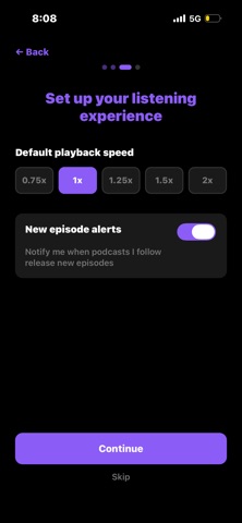 EchoCast - Podcast Player Screenshot 4 of 9