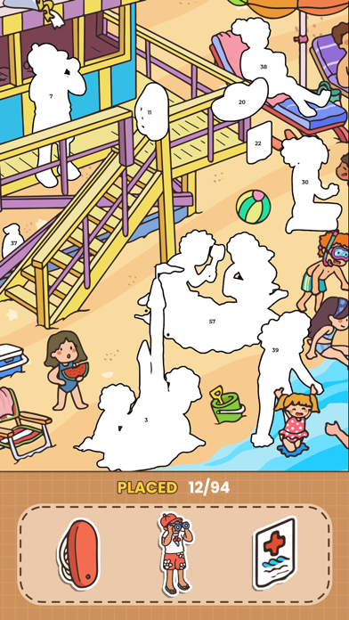 Sticker Book: Coloring Number Screenshot