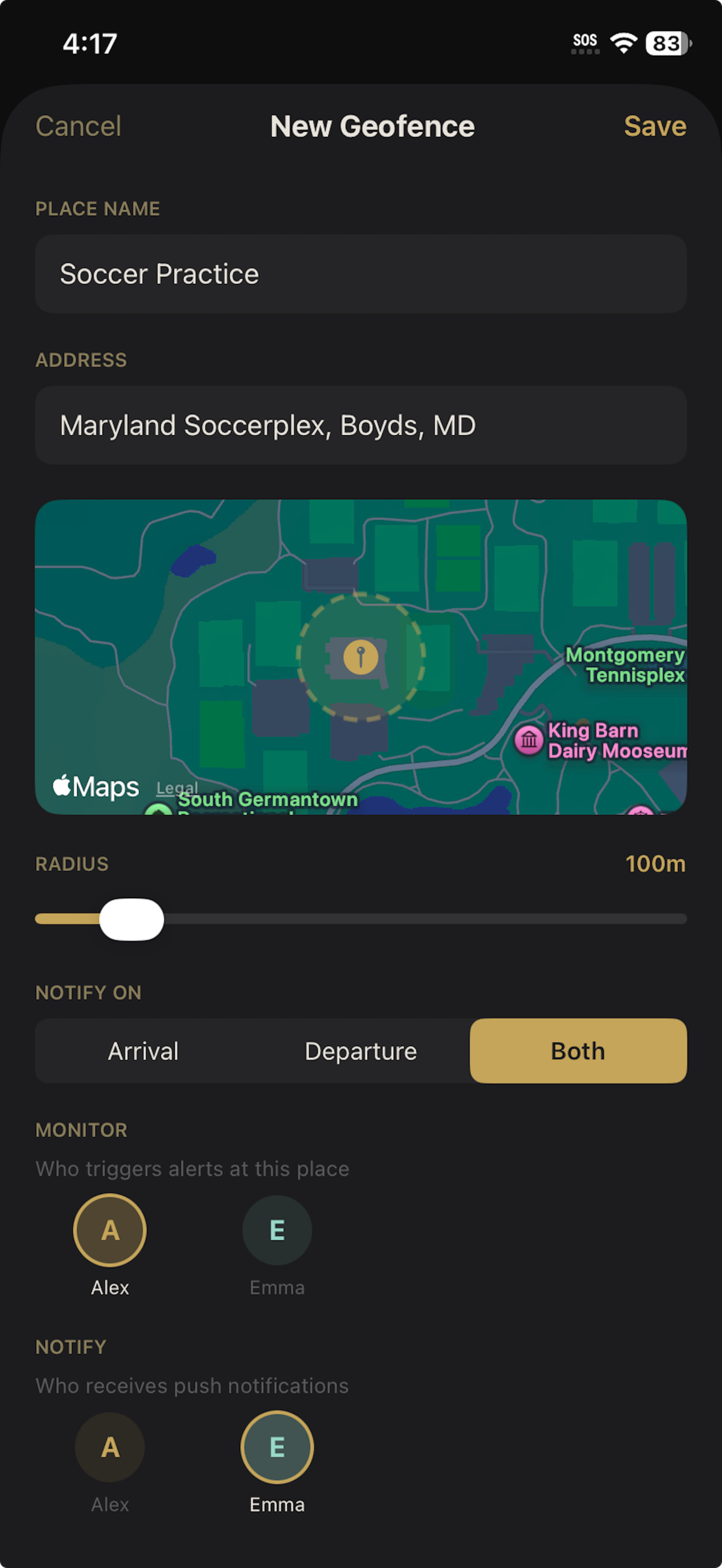 FamDash screenshot 4