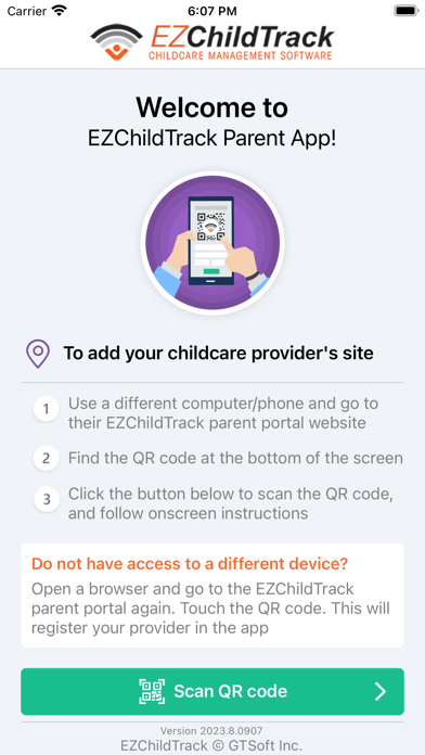 EZChildTrack Screenshot