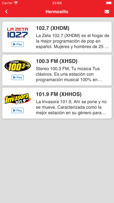Uniradio Screenshot