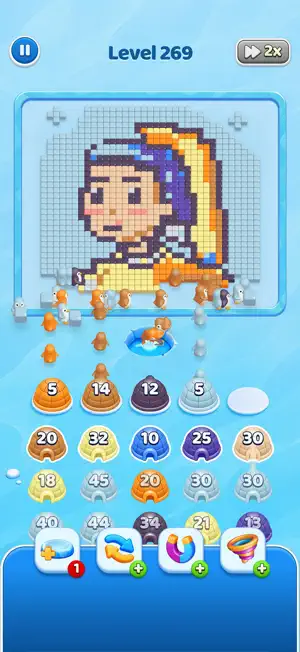 Ice Flow: Pixel Art screenshot 4