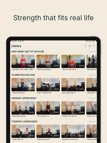 brooklyn d fitness iPad screenshot