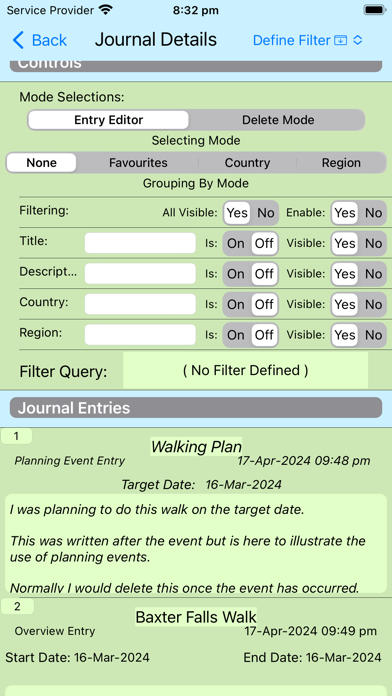Screenshot 4 of Shared Journals App