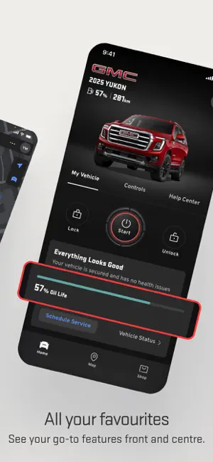 myGMC iPhone screenshot 2