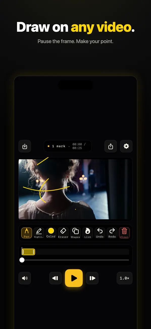 Screenshot #1 pour Vid-e-Note