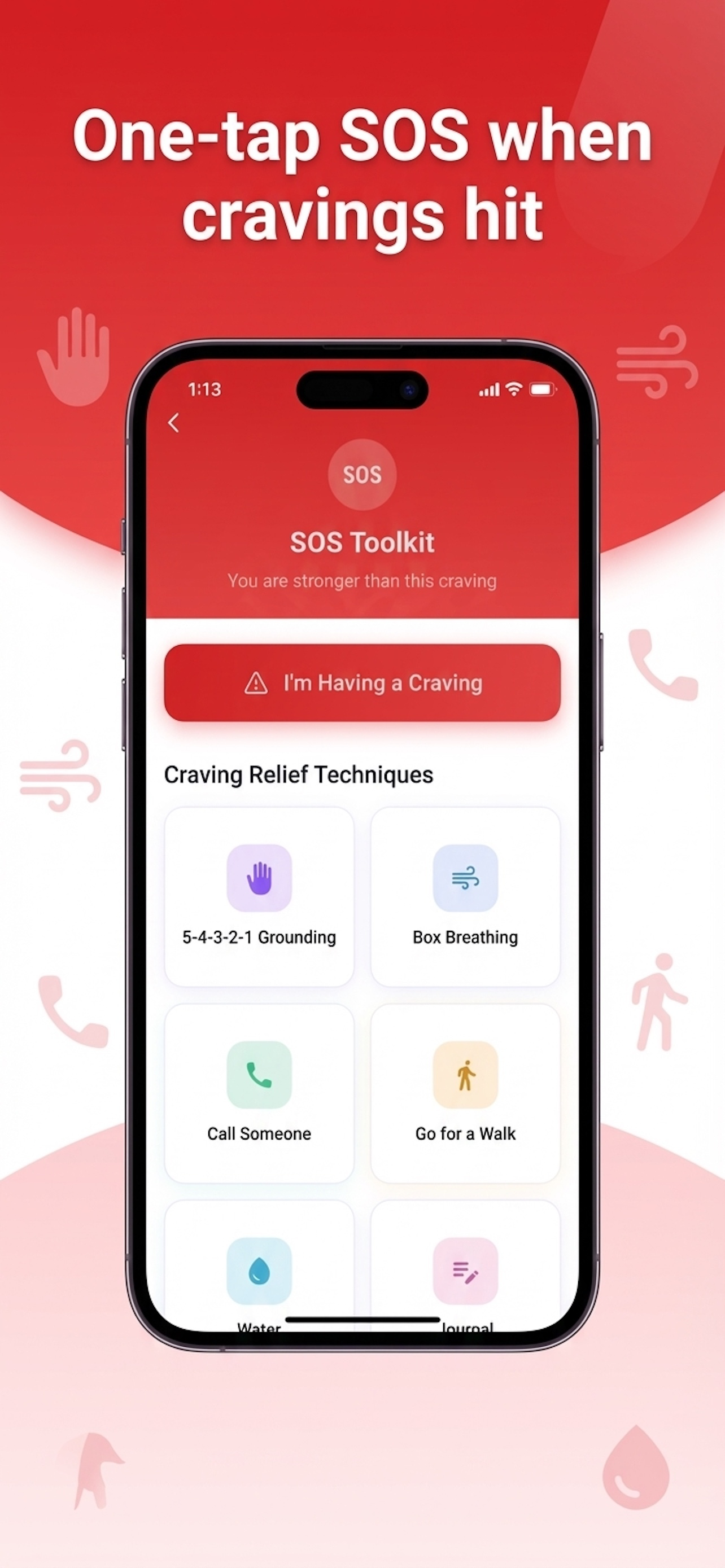 Sober Meld - Addiction Tracker screenshot 3
