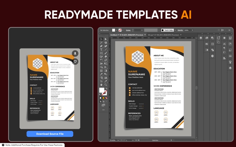 AI Toolkit & Design Templates iPhone screenshot