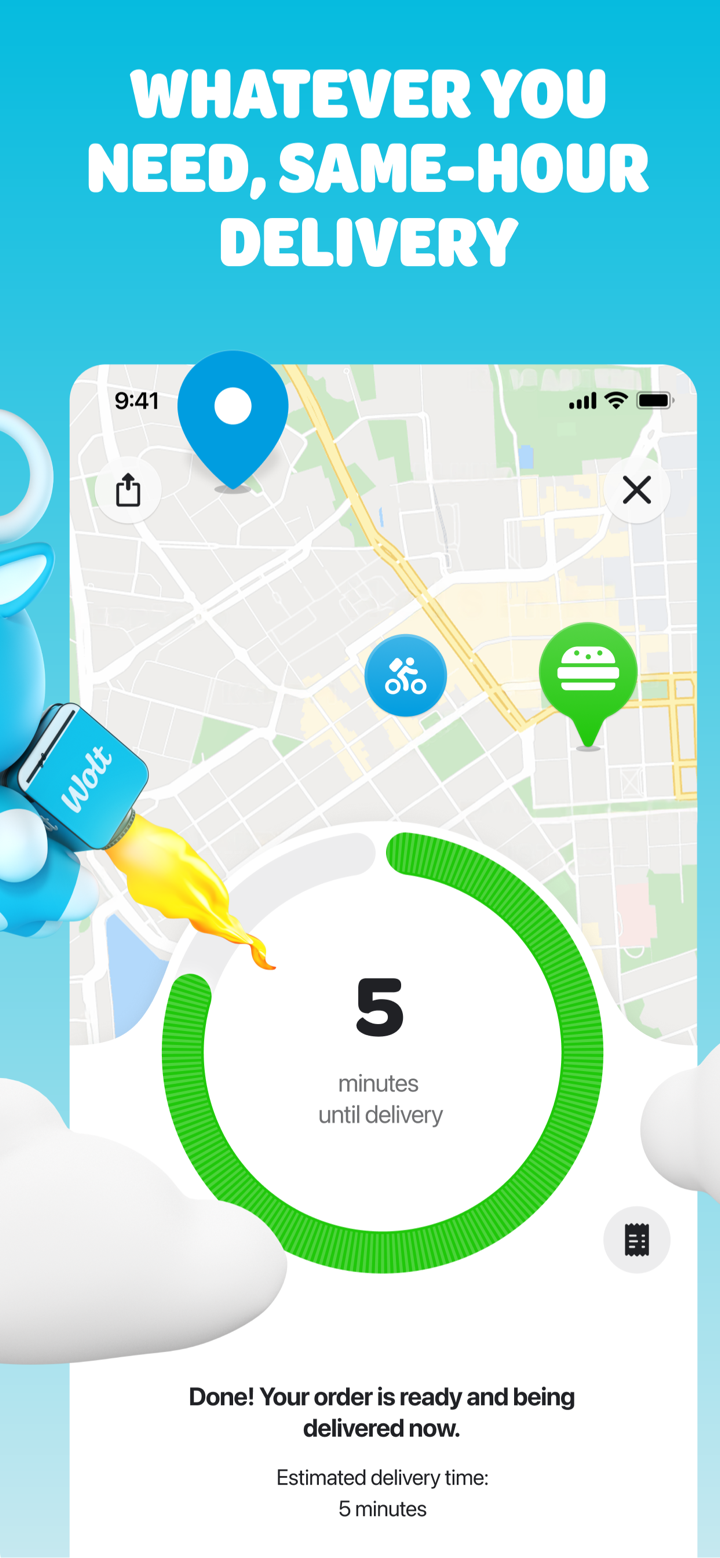 Wolt Delivery: Food and more screenshot 3