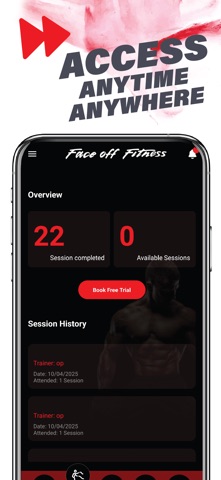 Face Off Gym iPhone screenshot