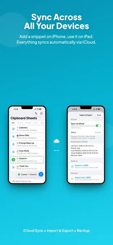 Clipboard Sheets screenshot 5