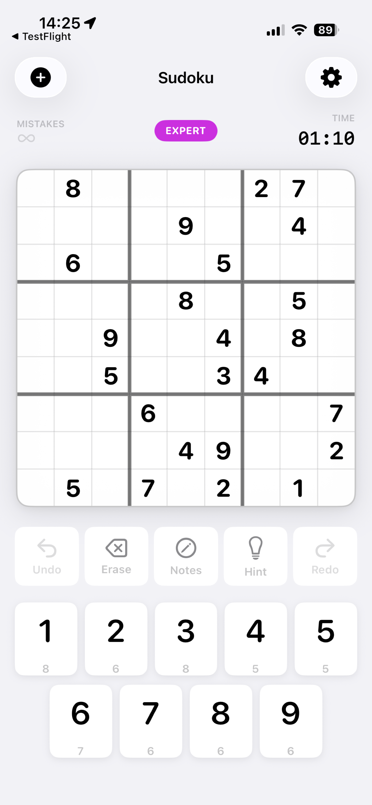 Pure Sudoku. screenshot 3