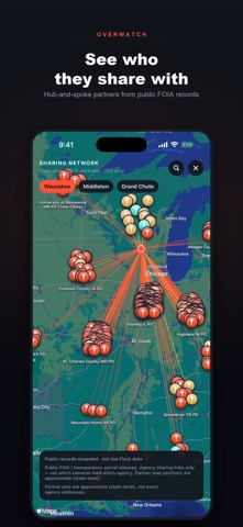 Flock Surveillance: ALPR Map Screenshot 6 of 6