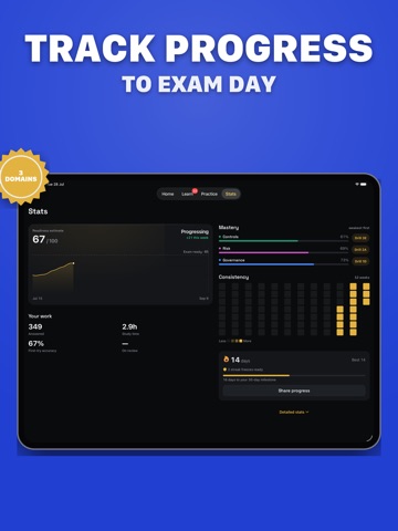 AAISM Exam Prep: AI Security iPad screenshot