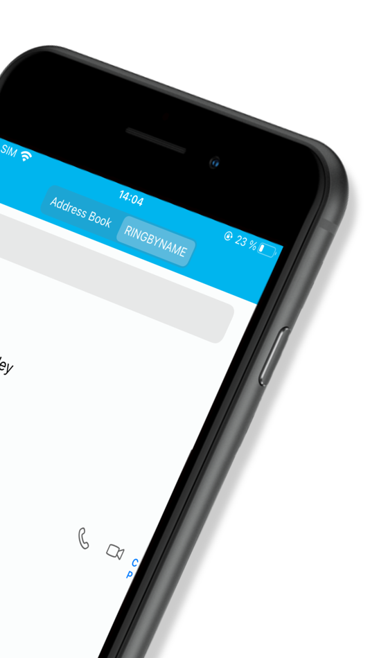 #2. R! Softphone (iOS) Podle: RingByName