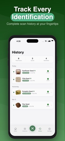 Seed Identifier: AI Photo Scan iPhone screenshot