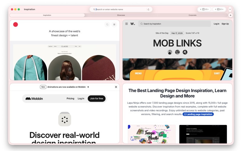 Compass Browser screenshot