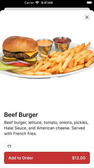 Black Seed Halal Grill To Go iPhone screenshot 3 - Food & Drink app