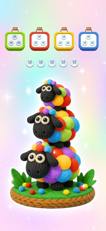 Wool Sorting: Unravel Yarn 3D screenshot 5
