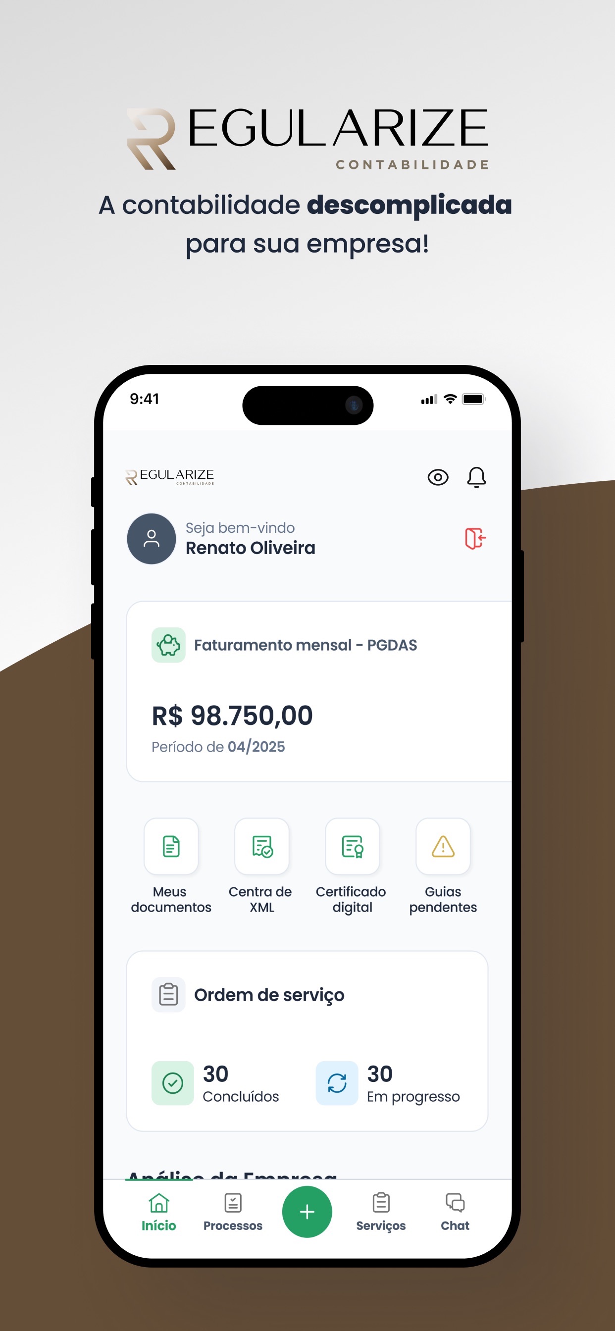 Screenshot 1 of Regularize Contabilidade
