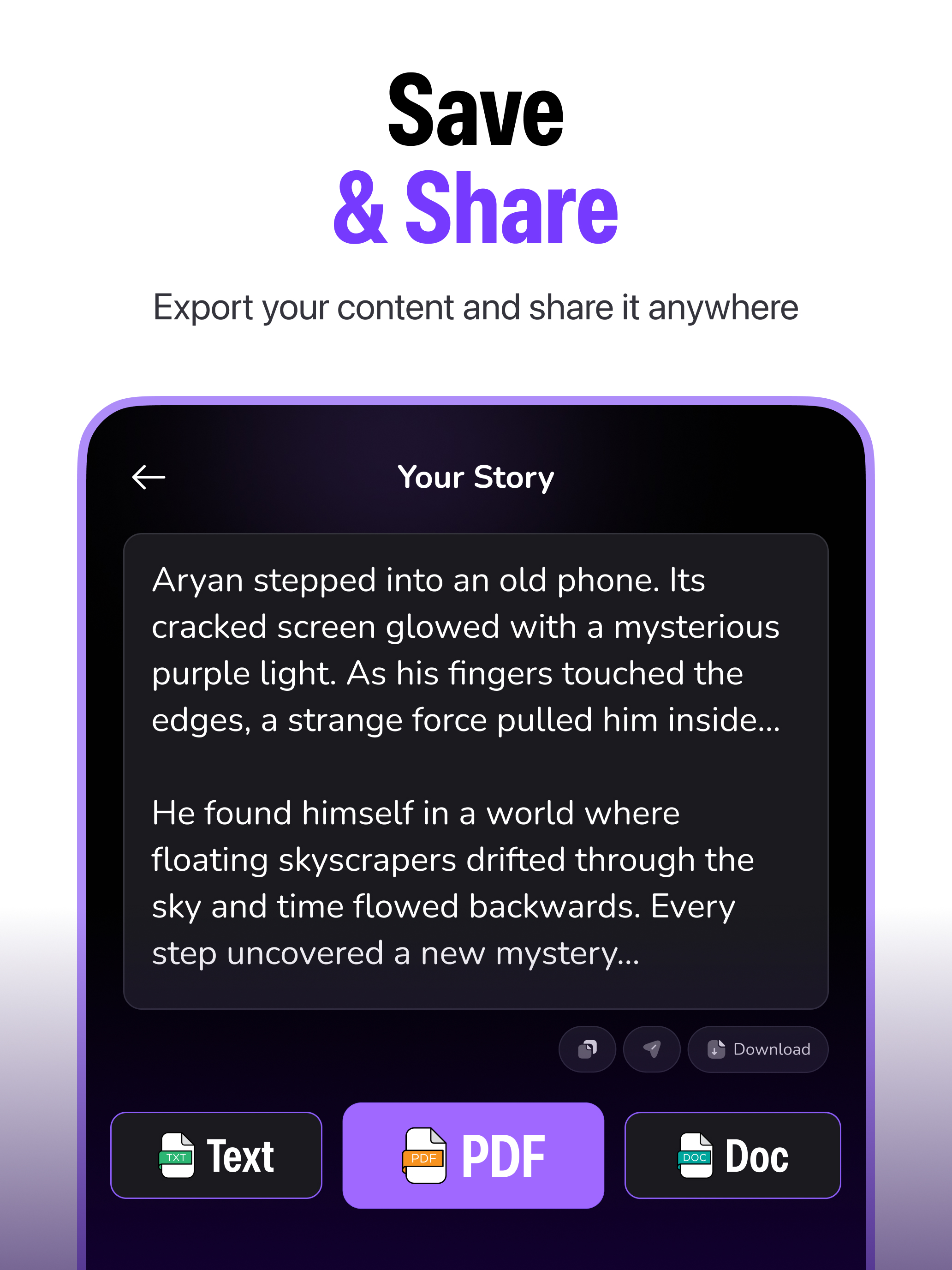 AI Story Generator Write Essay screenshot 14