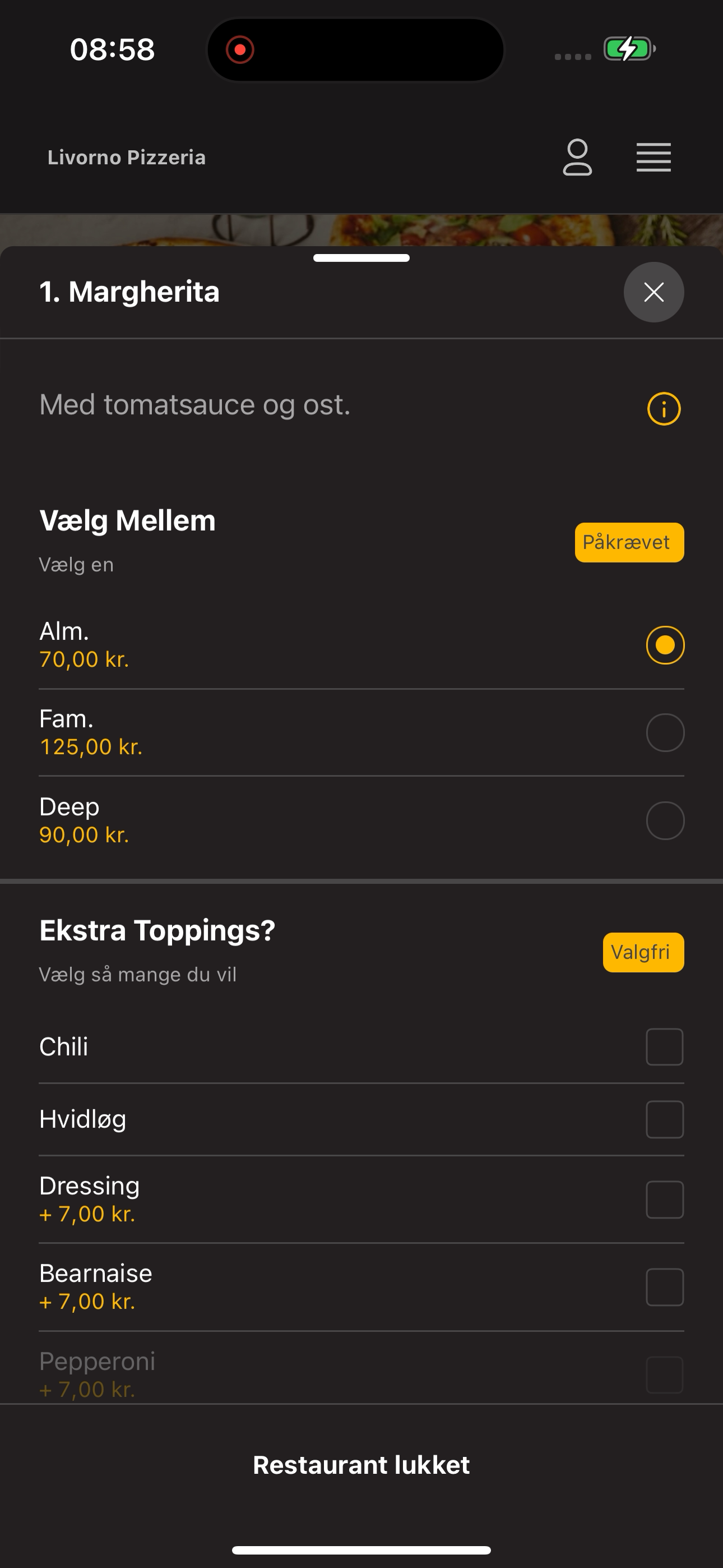 Livorno Pizzeria DK screenshot 6