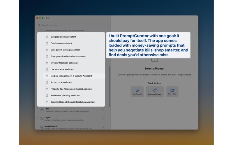 App screenshot