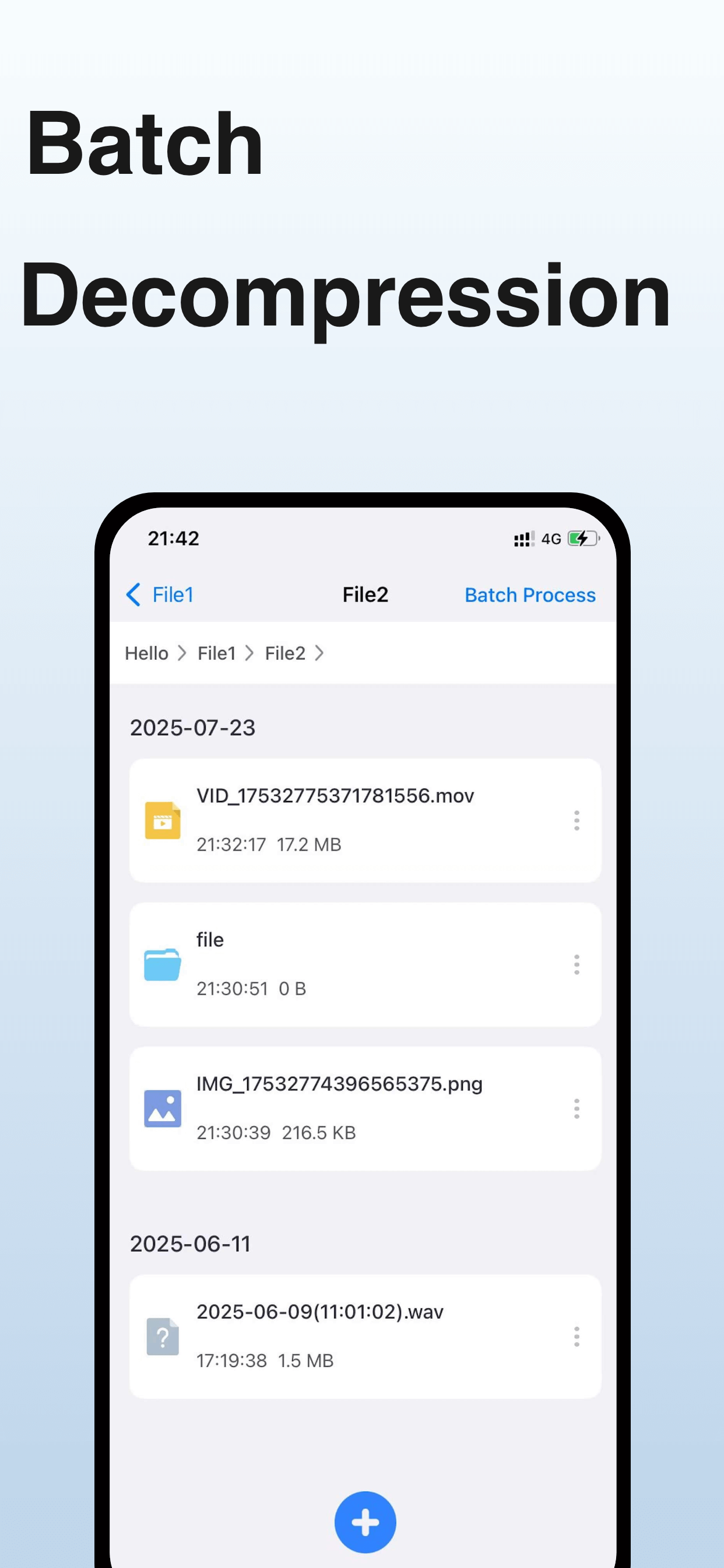 Decompress -Unip dzip zip rar