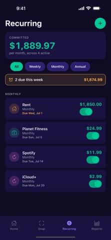 Tuck: Receipt Expense Tracker screenshot