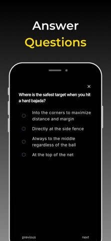 Hello Padel iPhone screenshot