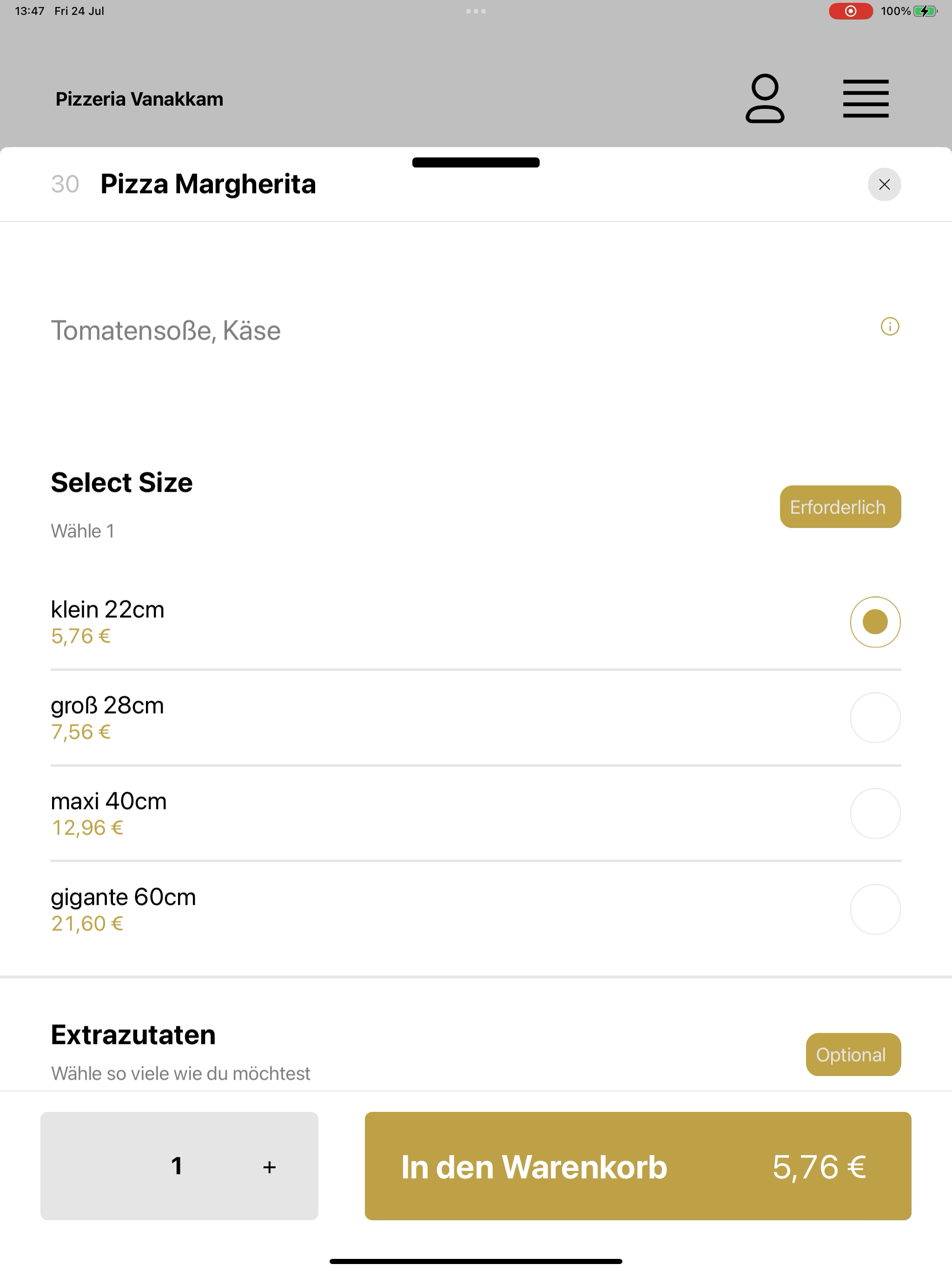 Pizzeria Vanakkam screenshot 10