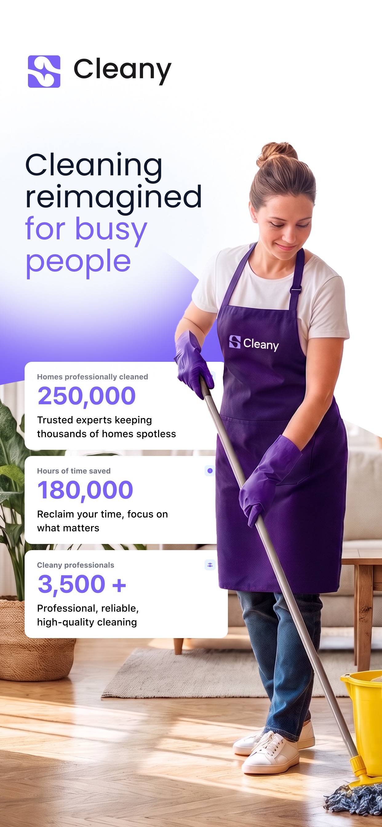 Screenshot 1 of Cleany: Home Cleaning