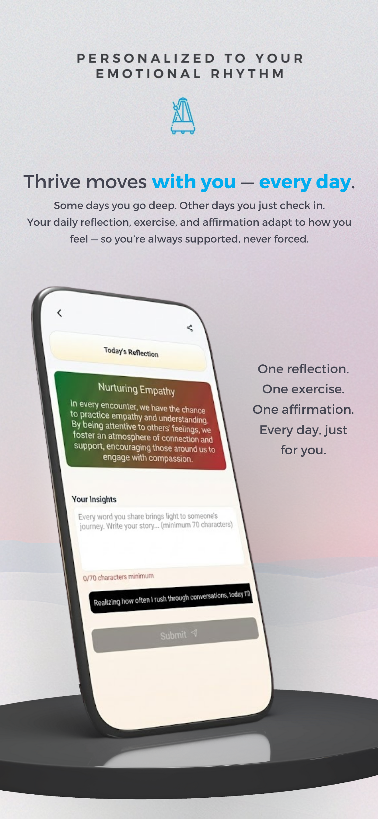 Thrive AI — Your daily guide