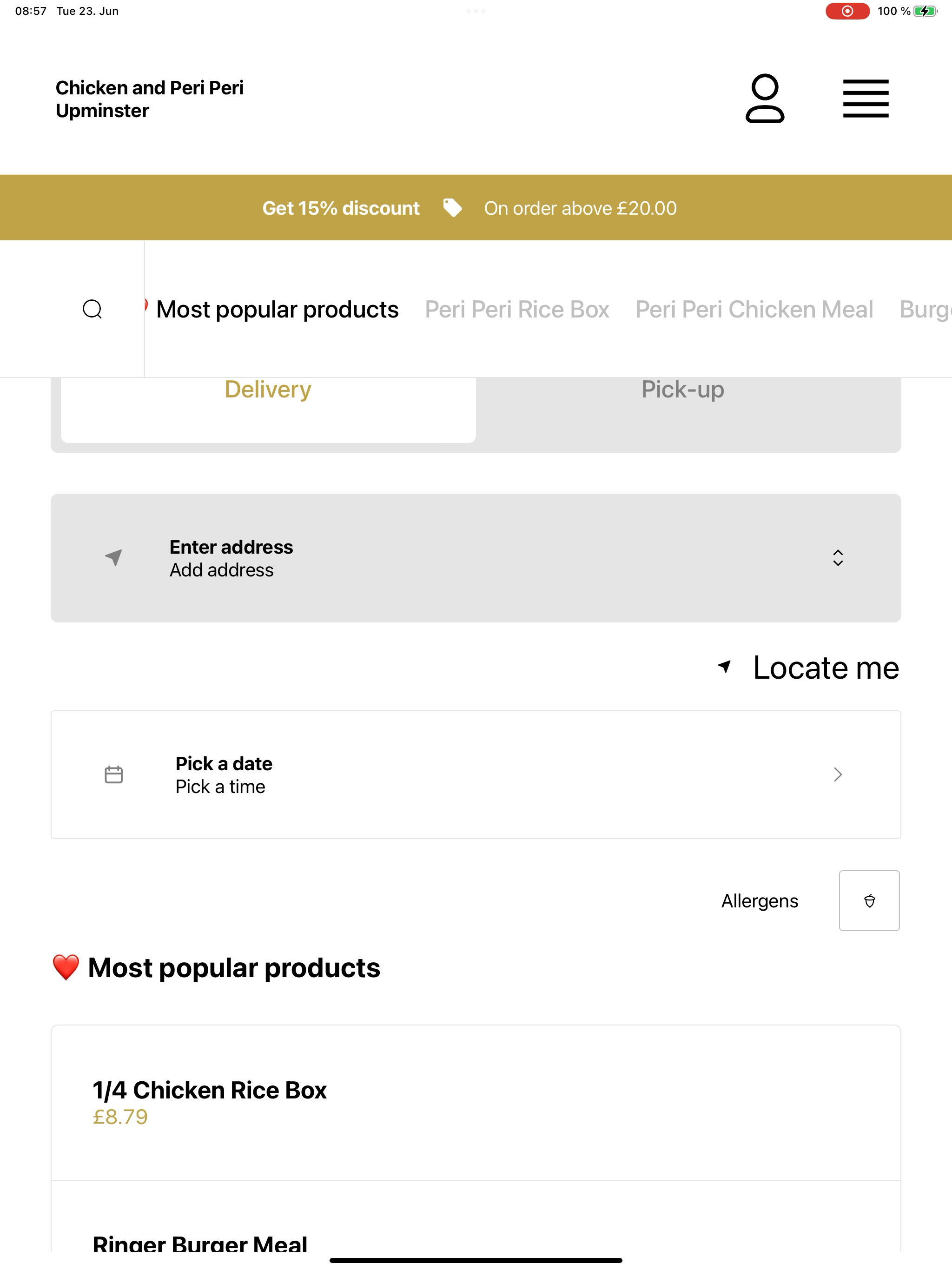 Chicken and Peri Peri screenshot 14