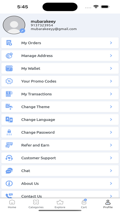 Sauki Online Store Screenshot