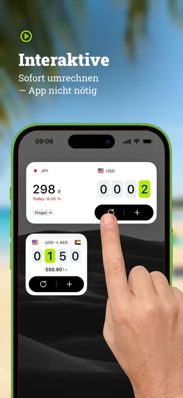 Finget: Currency Widget screenshot 2 of 6