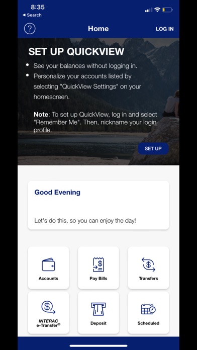 Sydney Credit Union Screenshot