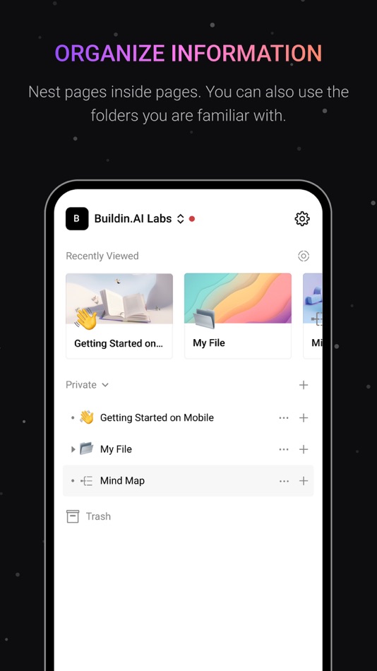 #4. Buildin.AI-Docs, Notes & Tasks (iOS) بواسطة: BYTE FLOW LTD.