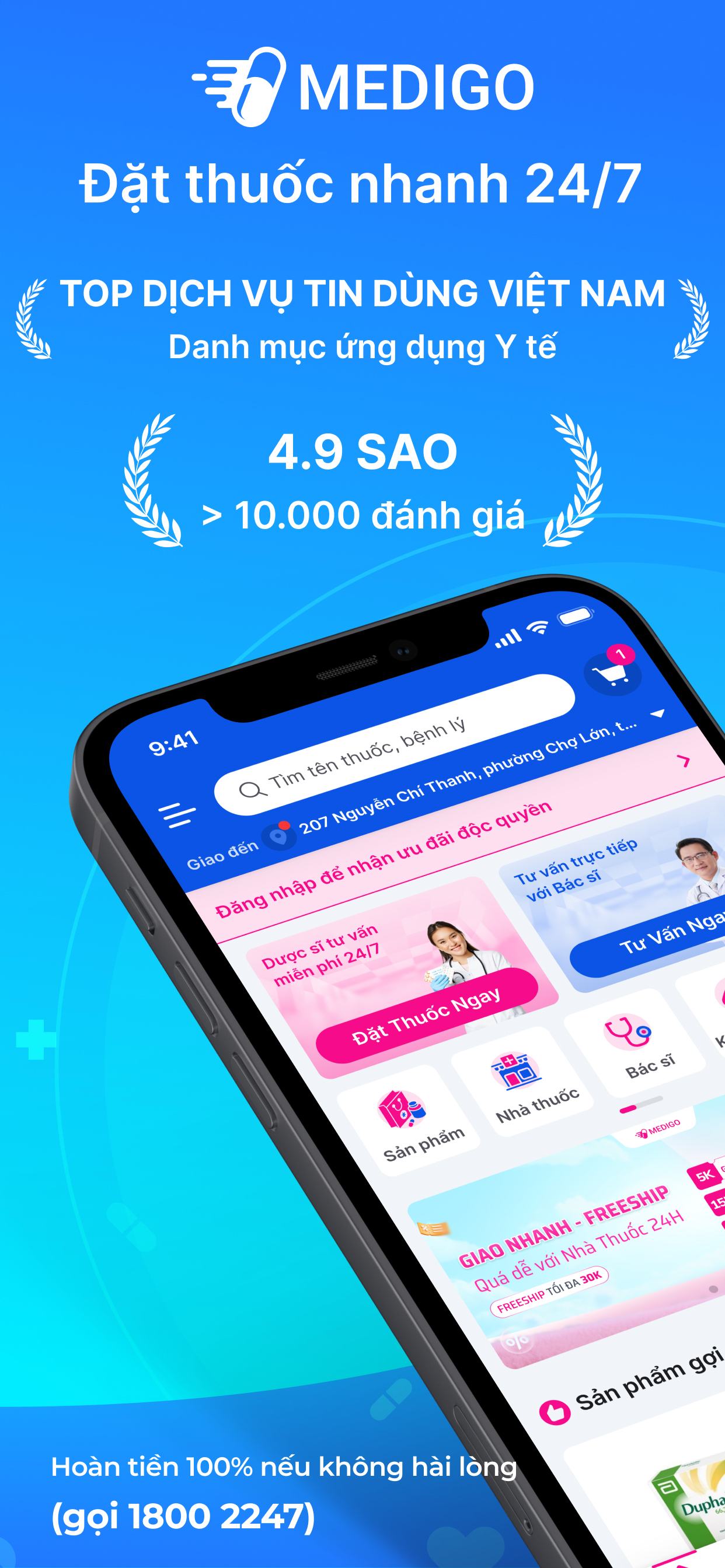 MEDIGO - Đặt thuốc nhanh 24/7