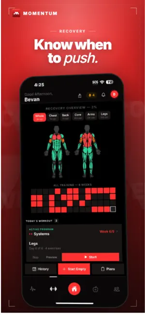 Momentum: Fitness & Nutrition screenshot 3