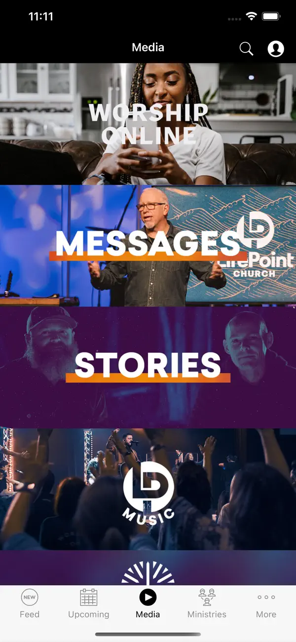 Screenshot #2 pour LifePoint Church — Live Sent
