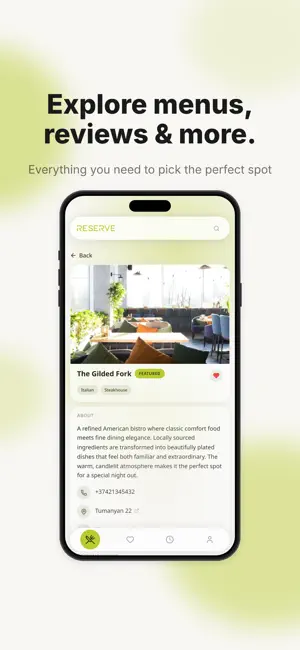 Reserve.am: Tables in Armenia screenshot 2
