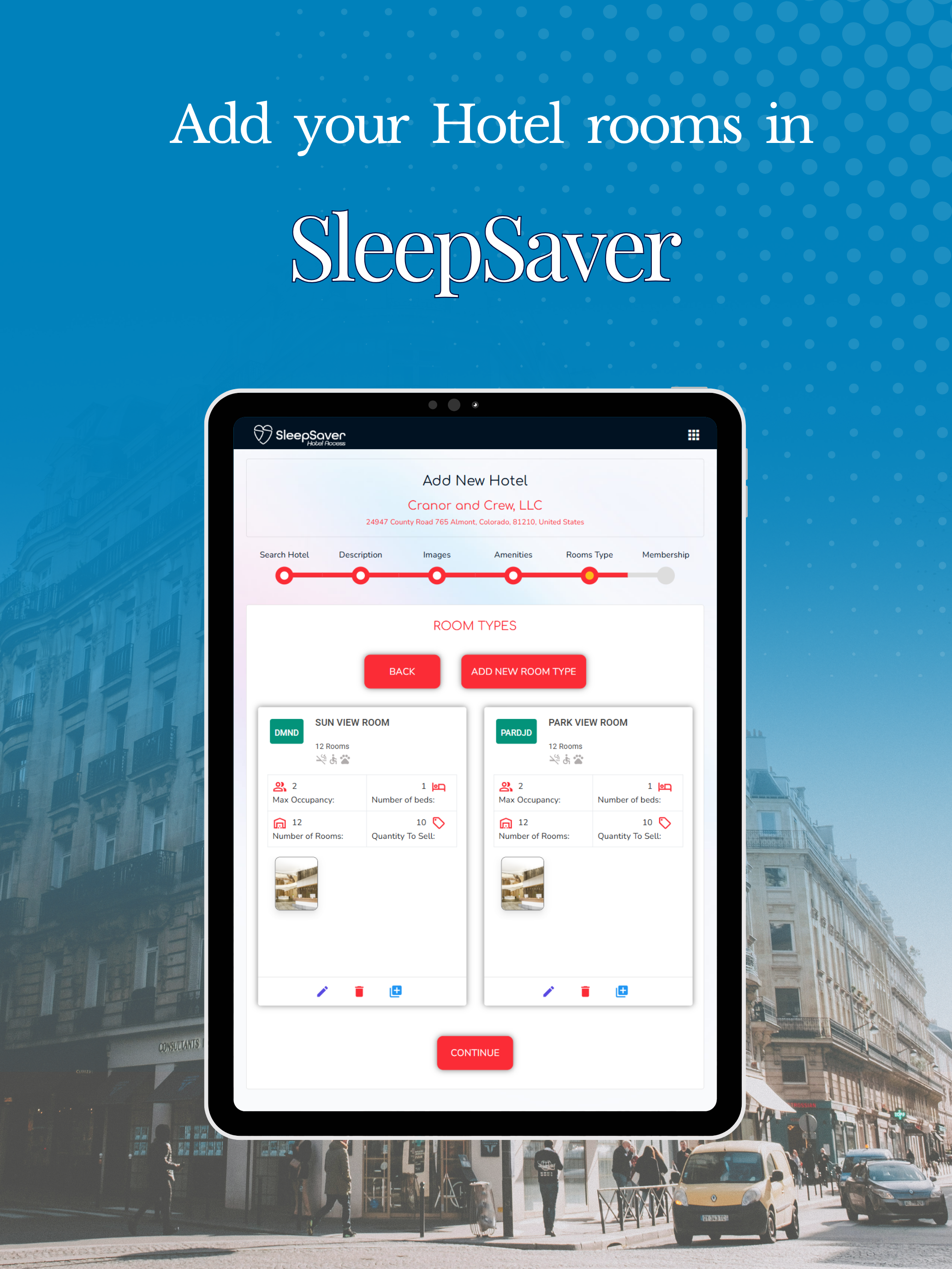 SleepSaver Hotel Access screenshot 14