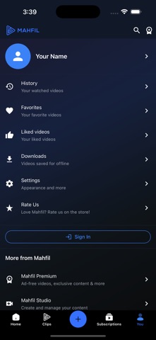Mahfil iPhone screenshot