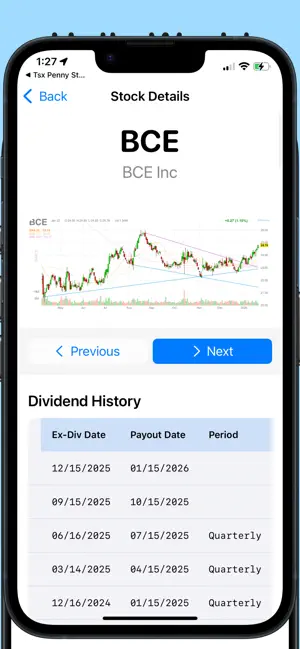 Tsx Dividend Stocks Screener screenshot 3