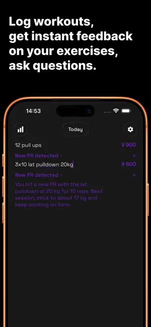 Max - AI Workout Tracker screenshot 1