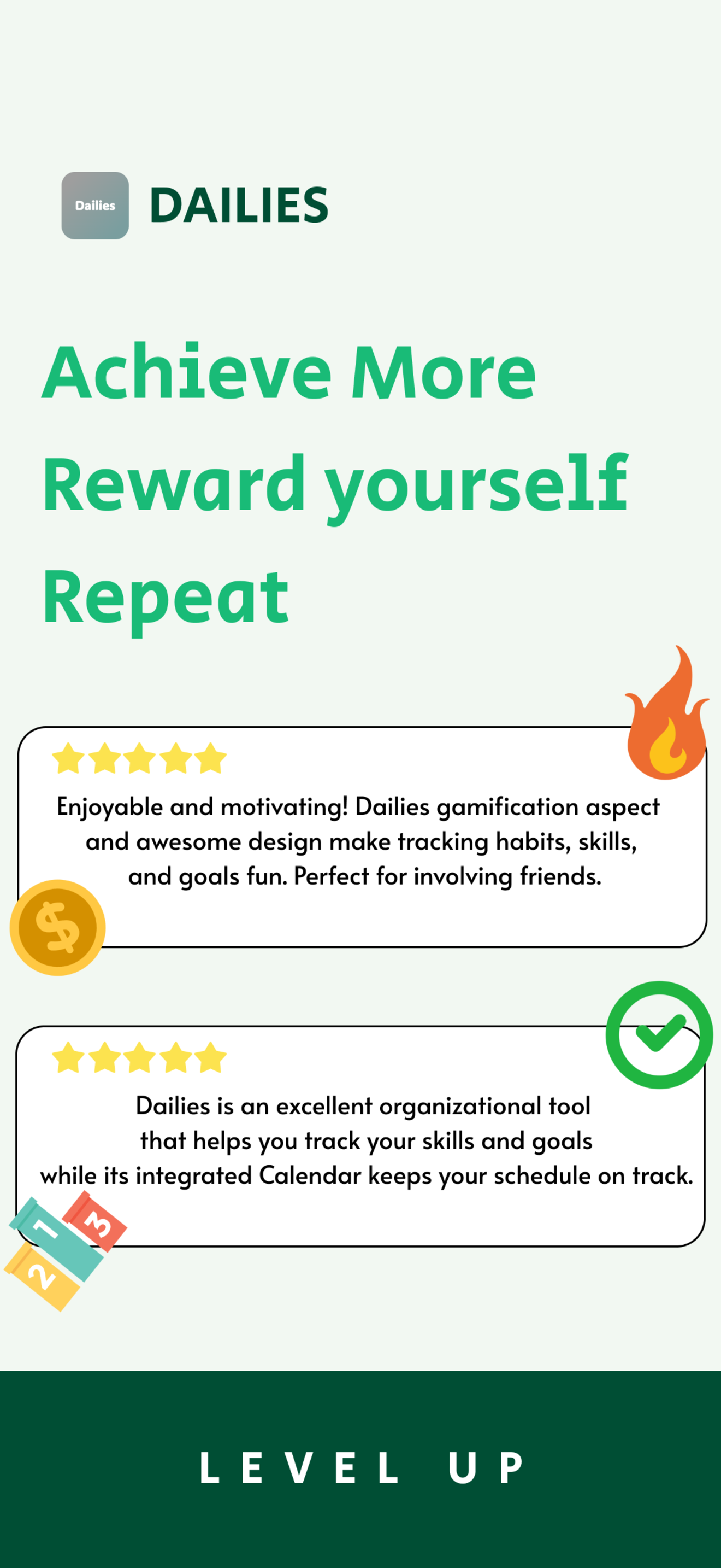 Dailies-Track Habits & Rewards