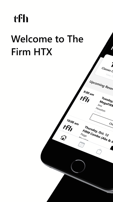 The Firm HTX iPhone screenshot 1 - Health & Fitness app