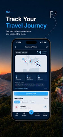 Nomad Travel App Screenshot 1 of 9