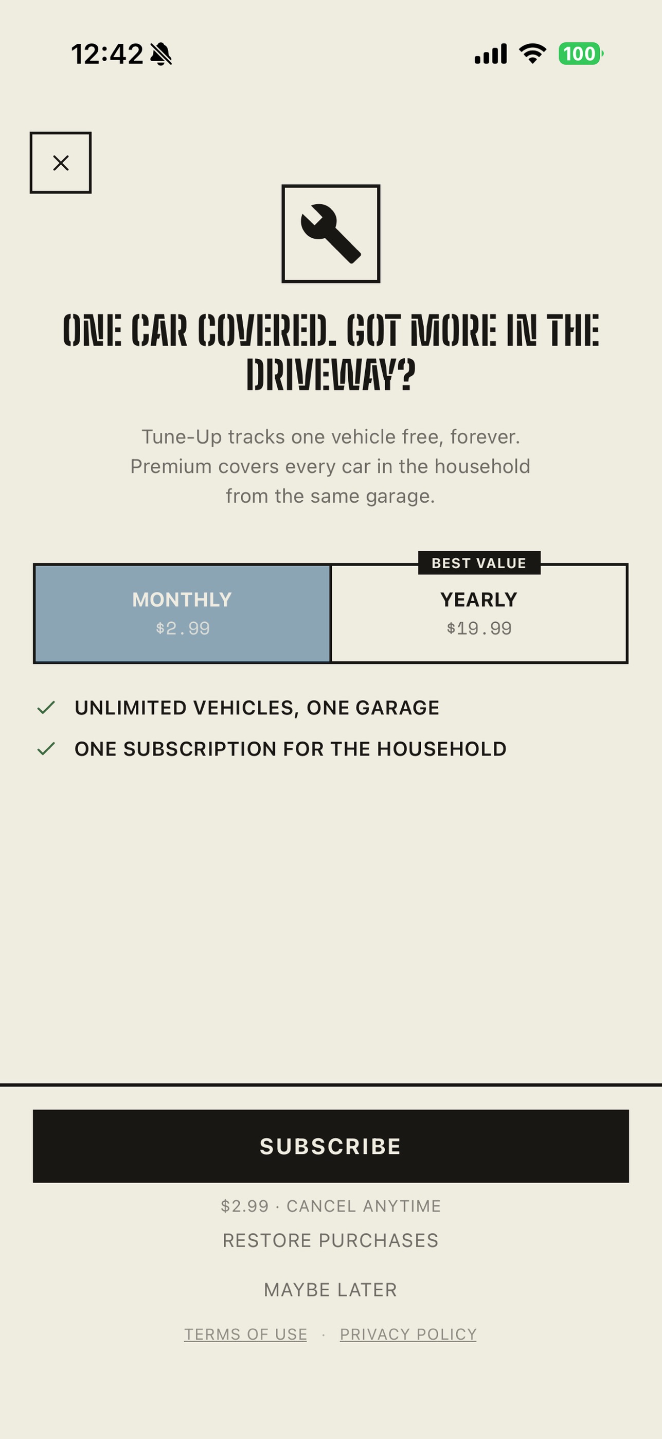 Screenshot 5 of Tune-Up: Car Maintenance Log